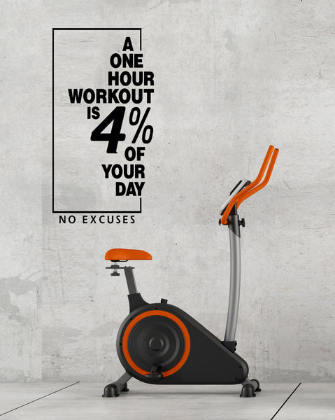 A One Hour workout is 4% of your Day