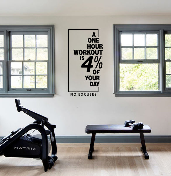 A One Hour workout is 4% of your Day