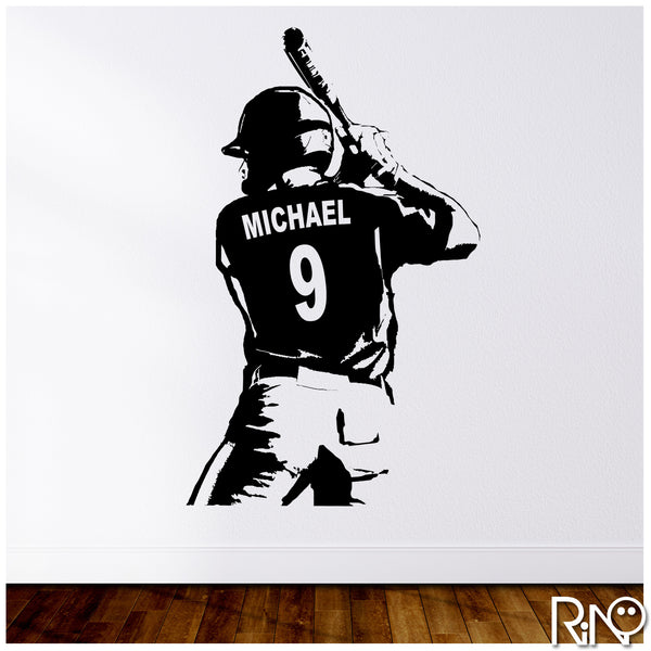 Personalized Baseball Decal