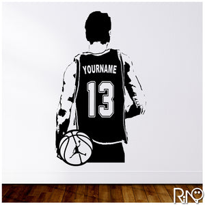 Basketball custom name Decal