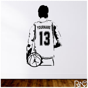 🏀 Personalized Basketball Player Decal 🏀