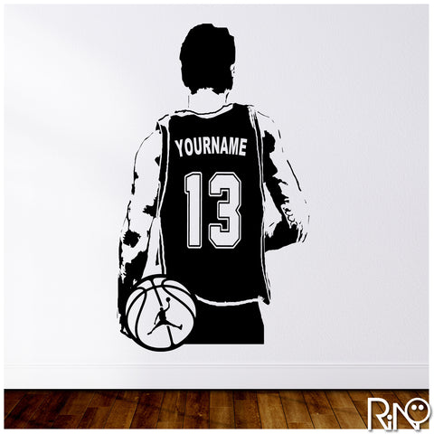 Basketball custom name Decal