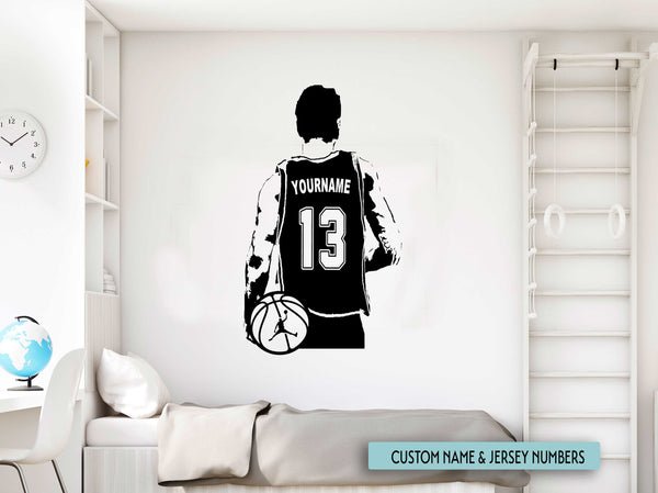 Basketball custom name Decal