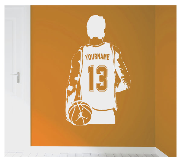 Basketball custom name Decal