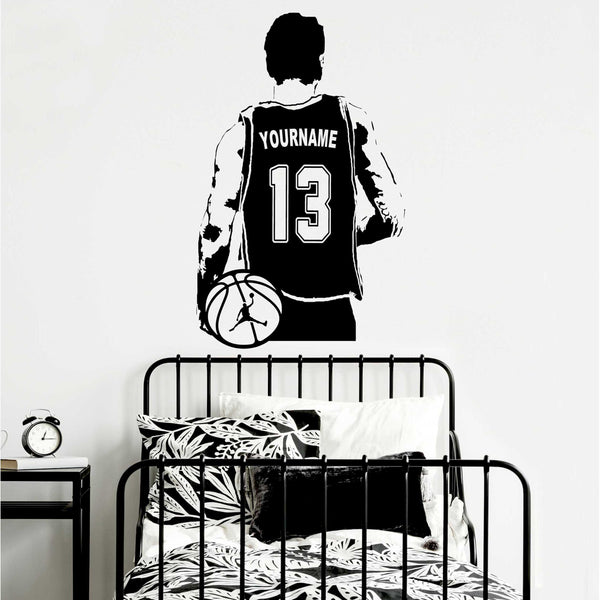 Basketball custom name Decal