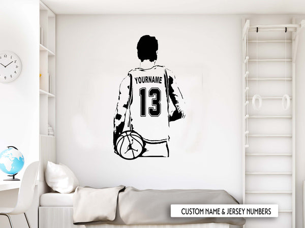 🏀 Personalized Basketball Player Decal 🏀