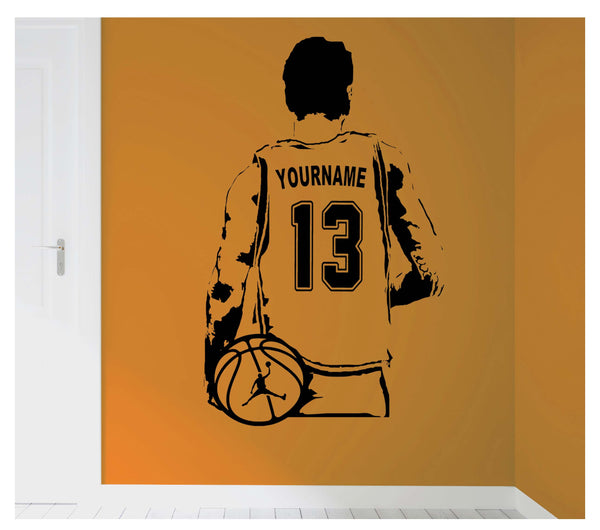 🏀 Personalized Basketball Player Decal 🏀