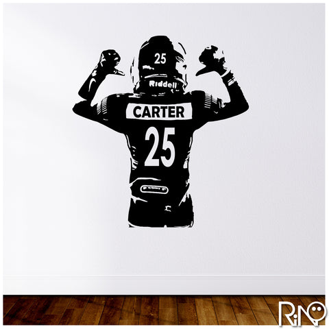 🏈🏈 Custom Football Decal 🏈🏈