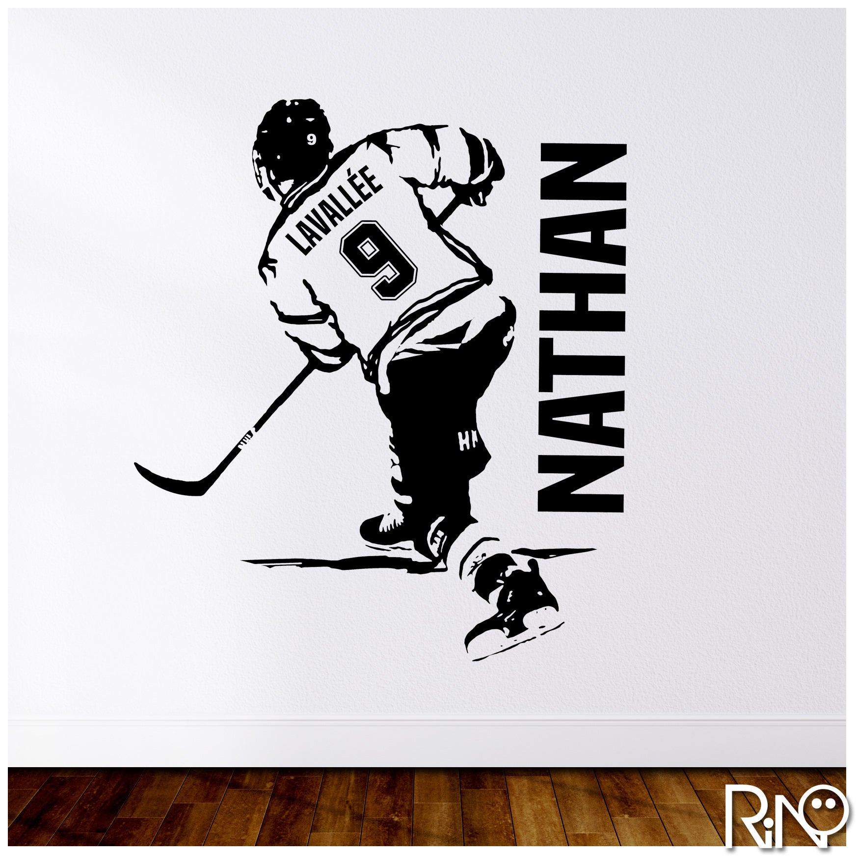 Custom Name Hockey Decal 🏒🏒🏒