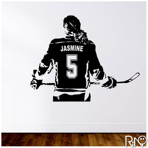 Female Hockey - Custom Decal