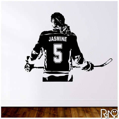 Female Hockey - Custom Decal