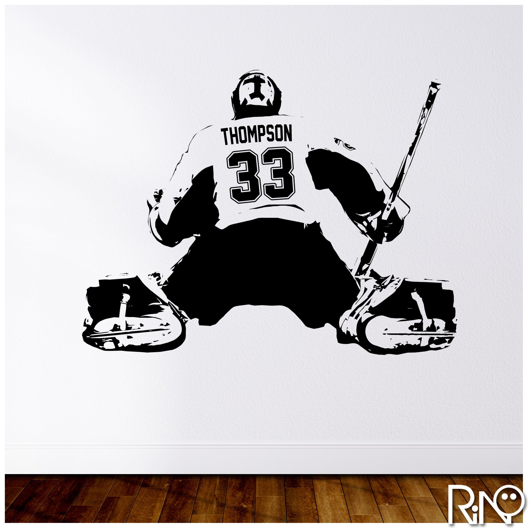 Hockey Goalie - Personalized Decal