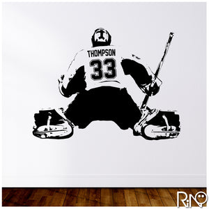 Hockey Goalie - Personalized Decal