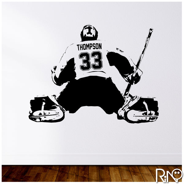 Hockey Goalie - Personalized Decal
