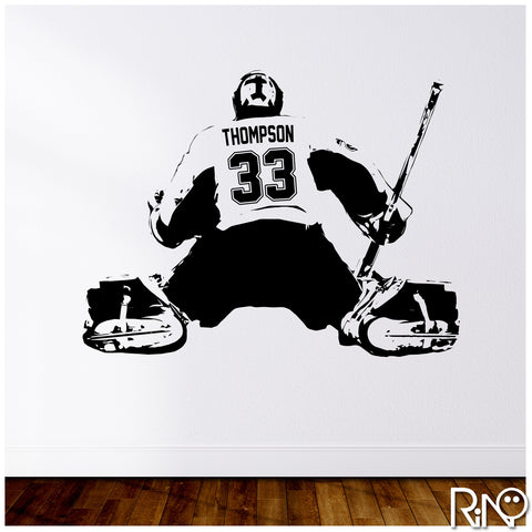 Hockey Goalie - Personalized Decal