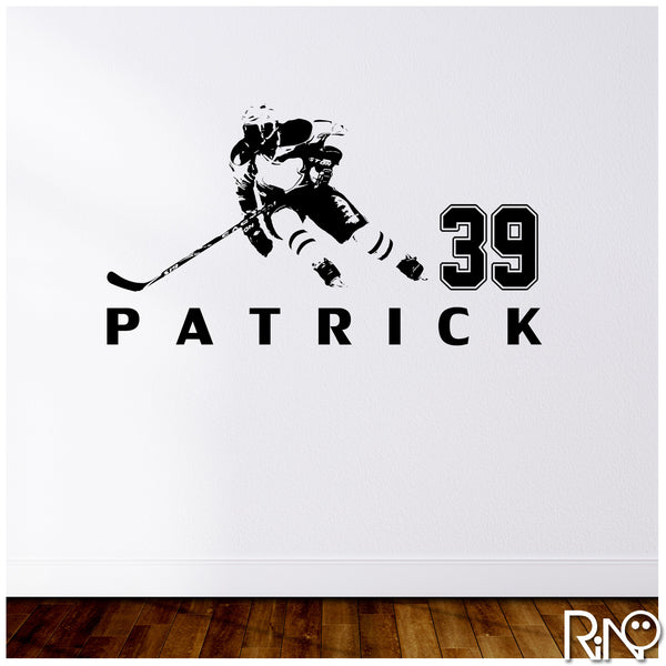 Hockey Vinyl Decal 🏒