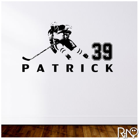 Hockey Vinyl Decal 🏒