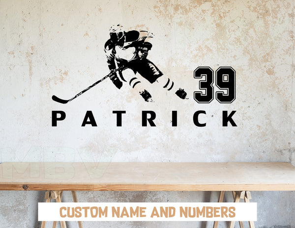 Hockey Vinyl Decal 🏒