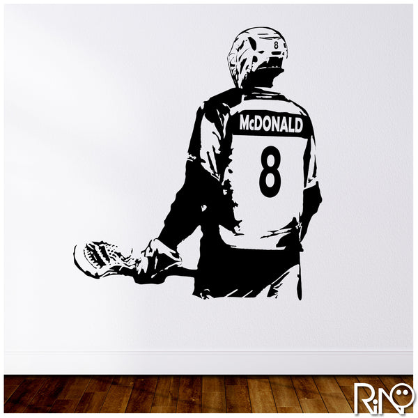 Lacrosse Wall Decal