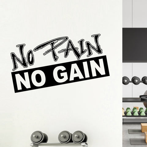 No Pain No Gain
