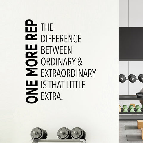 One More Rep - Extraordinary