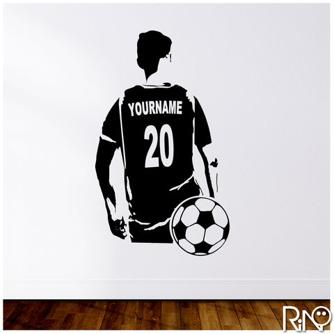Soccer / Football Custom Name Decal
