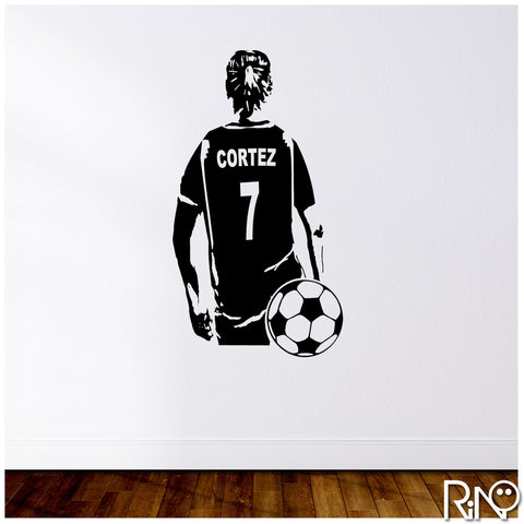 Soccer Girl / Football Decal