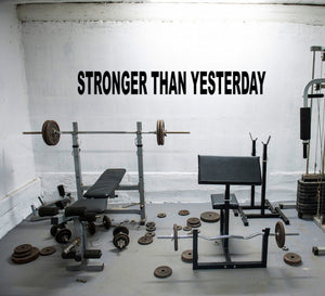Stronger than Yesterday