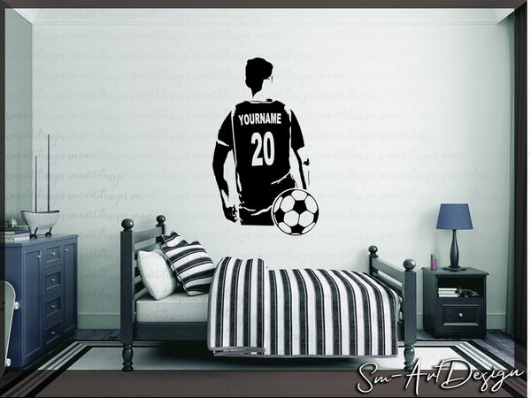 Soccer / Football Custom Name Decal