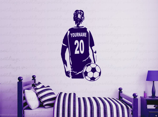 Soccer Girl / Football Decal