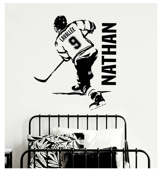 Custom Name Hockey Decal 🏒🏒🏒