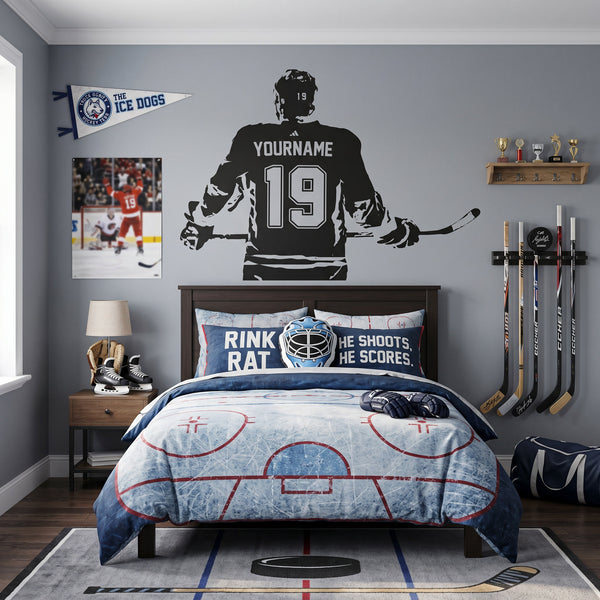Personalized Hockey Decal 🏒