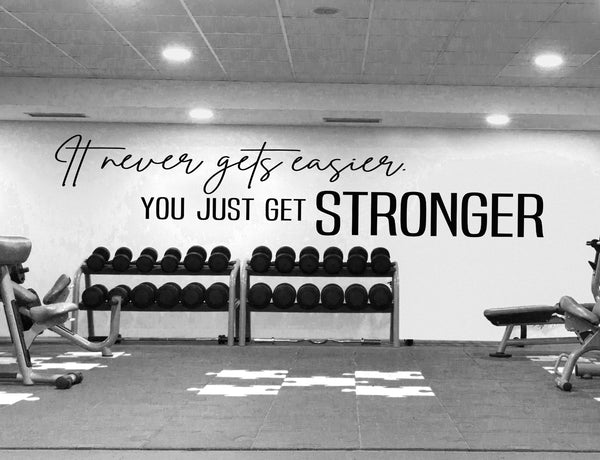 It Never Gets Easier, You Just get STRONGER