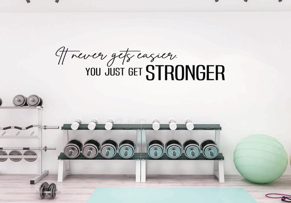 It Never Gets Easier, You Just get STRONGER