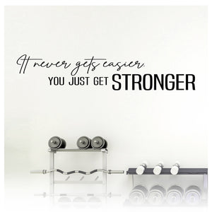 It Never Gets Easier, You Just get STRONGER