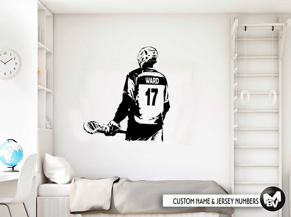 Lacrosse Wall Decal