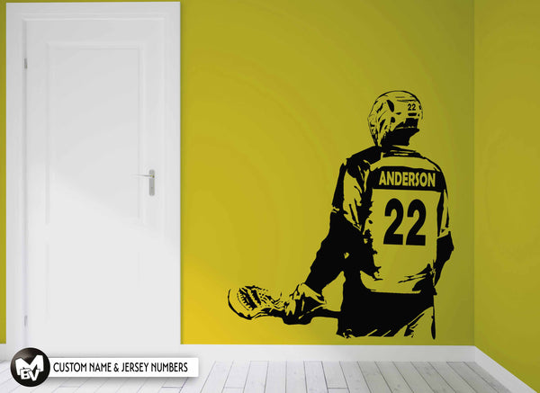 Lacrosse Wall Decal