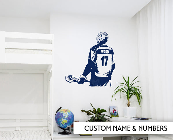 Lacrosse Wall Decal
