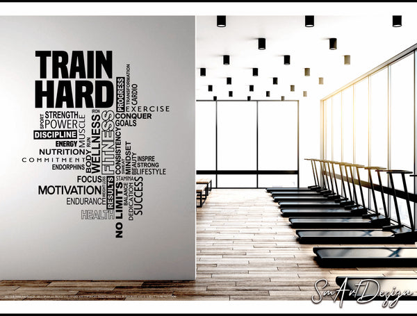 Train Hard Gym Clouds
