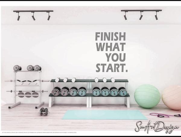 Finish What You Start