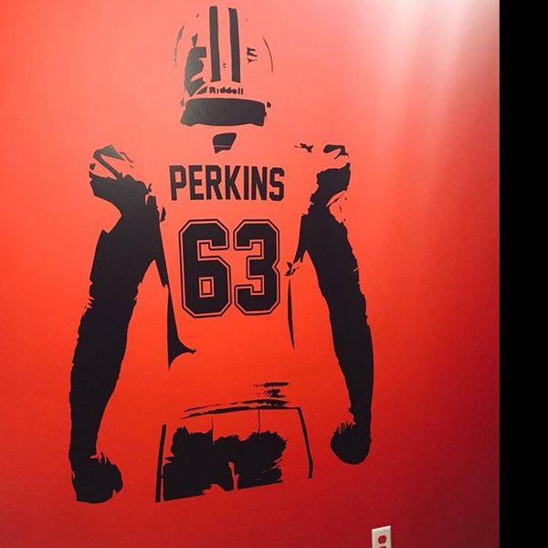 Personalized Football Wall Decal