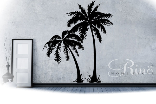 Palm Tree DECAL Wall art Palmtree vinyl Wall stickers No background large size coconut tree beach oasis south home decor living room bedroom