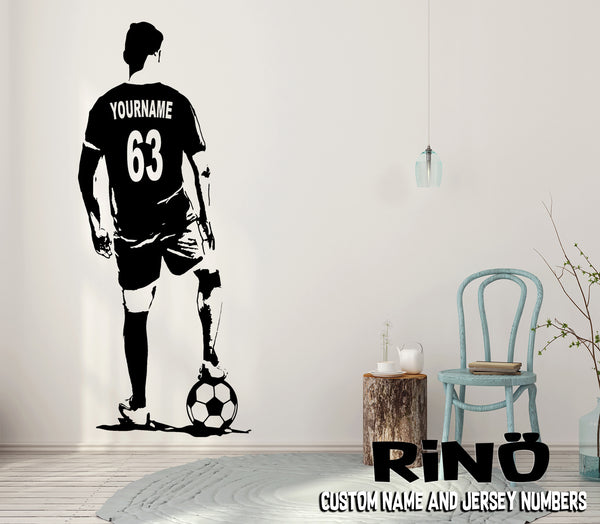 Soccer / Football Custom Name Decal